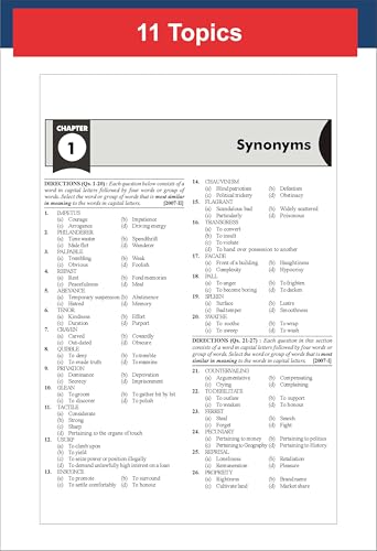 Image of Disha 38 Previous Year CDS & CDS OTA English Topic-wise Solved Papers Phase I & II (2007 - 2025) 6th Edition | Combined Defence Services PYQs Question Bank