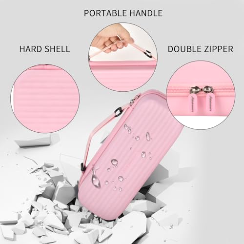 Image of Stethoscope Case Compatible with 3M Littmann Classic III /for MDF Instruments /for Paramed /for FriCARE Monitoring Stethoscope, Extra Room for Doctor & Nurse Accessories-Pink