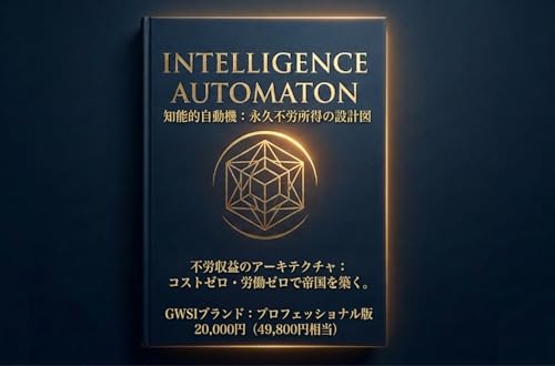 INTELLIGENCE AUTOMATON:知能的自動機:永久不労所得の設計図: 知能的自動機:永久不労所得の設計図 〜GWSI BRAND PROFESSIONAL EDITION〜 GWSI聖典:1,000の迷宮から脱出せよ