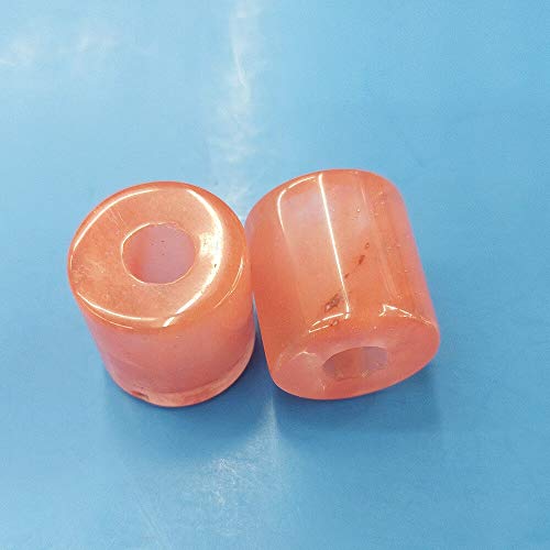 10pc/Bag Natural Stone Pendant 9 x 9mm Cylindrical Pendant Semi-Finished DIY Necklace Pendant Jewelry Accessories Charm - (Color: 8; Item Diameter: 16x16mm) Primary Stones and Minerals ( Color : 3 , S