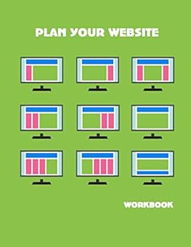Paperback Plan Your Website Workbook: A Blank Book For Planning Your New Website Project Book