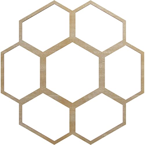 Image of Ekena Millwork 24 inchOD x 10 1 /4 inchID x 1 /4 inchT Florin Wood Fretwork Pierced Ceiling Medallion, Birch