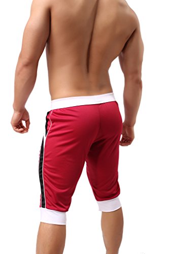 Onefit Sports Training Dance Jogging Casual Men Trousers Shorts Red Xl #TOP4
