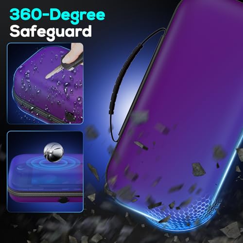 Auarte [Charge inside Carrying Case for Switch 2/OLED/Switch 1-Purple by Auarte - Image 4