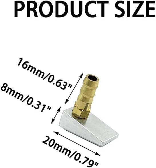 1PC RC Boat Stern Water Suction Device Bottom Water Pick Up with M6 Nozzle for RC Boat DIY Model Ship Parts (Single Version)