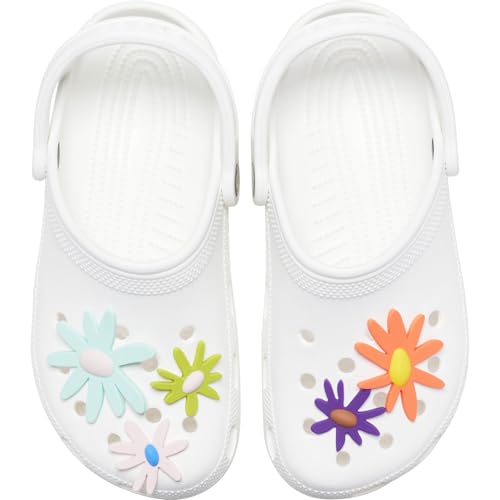 Image of Crocs Jibbitz Flowers Shoe Charm Packs, Crafted Daisy, 5-Pack