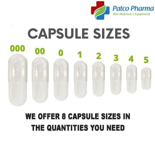 Patco Pharmaceuticals - Size 0 Green Empty Vegetarian Pill Capsule - Gluten Free/Halal Certified | DIY Powder Filling (Pack Of 250Pcs) 2