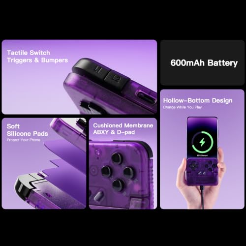 GameSir Pocket Taco Vertical Bluetooth Mobile Controller for Android,Handheld Mobile Gaming Controller, 600mAh Battery, Lightweight with Pass-Through Charging, Retro Arcade Gamepad by GameSir - Used condition - Image 6