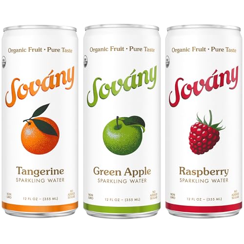 Sovány Flavored Sparkling Water, Variety Pack, Seltzer Water Drinks, Usda Organic cover