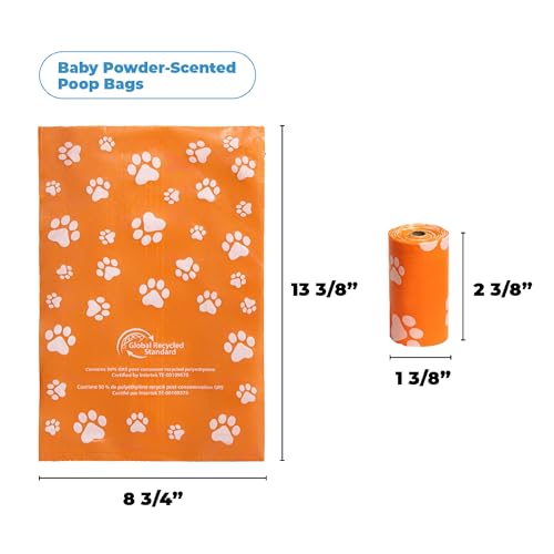 Image of Best Pet Supplies Dog Poop Bags for Waste Refuse Cleanup, Doggy Roll Replacements for Outdoor Puppy Walking and Travel, Leak Proof and Tear Resistant, Thick Plastic - Assorted (Scented), 150 Bags