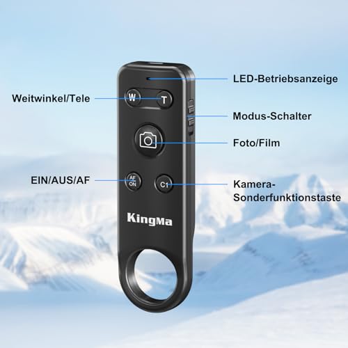 Télécommande Bluetooth Canon Sony Nikon zoom sans fil 15m