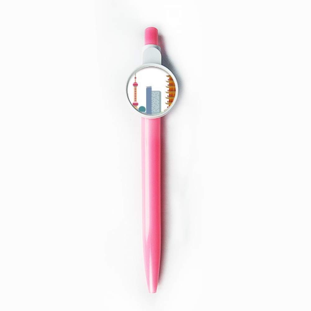 Stylo à bille bleu rétractable Chine anti-bavure pour notes impeccables - 5