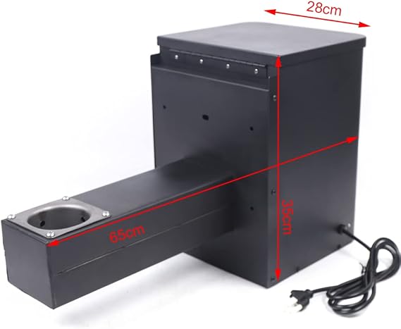 Pellet BBQ Smoker Hopper Assembly Kit, Intelligent Digital Temperature Controller Electric Wood Pellet Smoker Grill Part for Grill, Smoke, Bake, Roast, Braise, and BBQ
