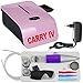 Produktbild AirBrush Set Carry IV-TC - Airbrush Kompressor mit Sensor-Touch-Control-Technologie/mit Torten-Deco-Airbrush Set für Creme-Spritze Krapfenstritze (Set Carry IV-TC pink)