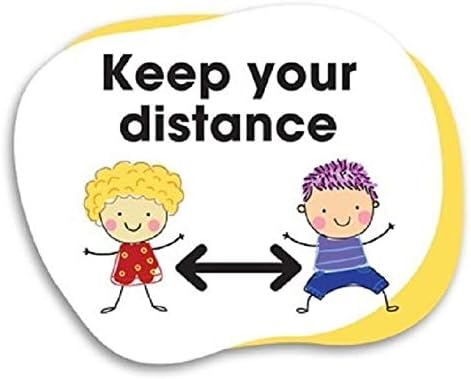 Durus School Outdoor Floor Adhesive Memory Jogger Keep Your Distance