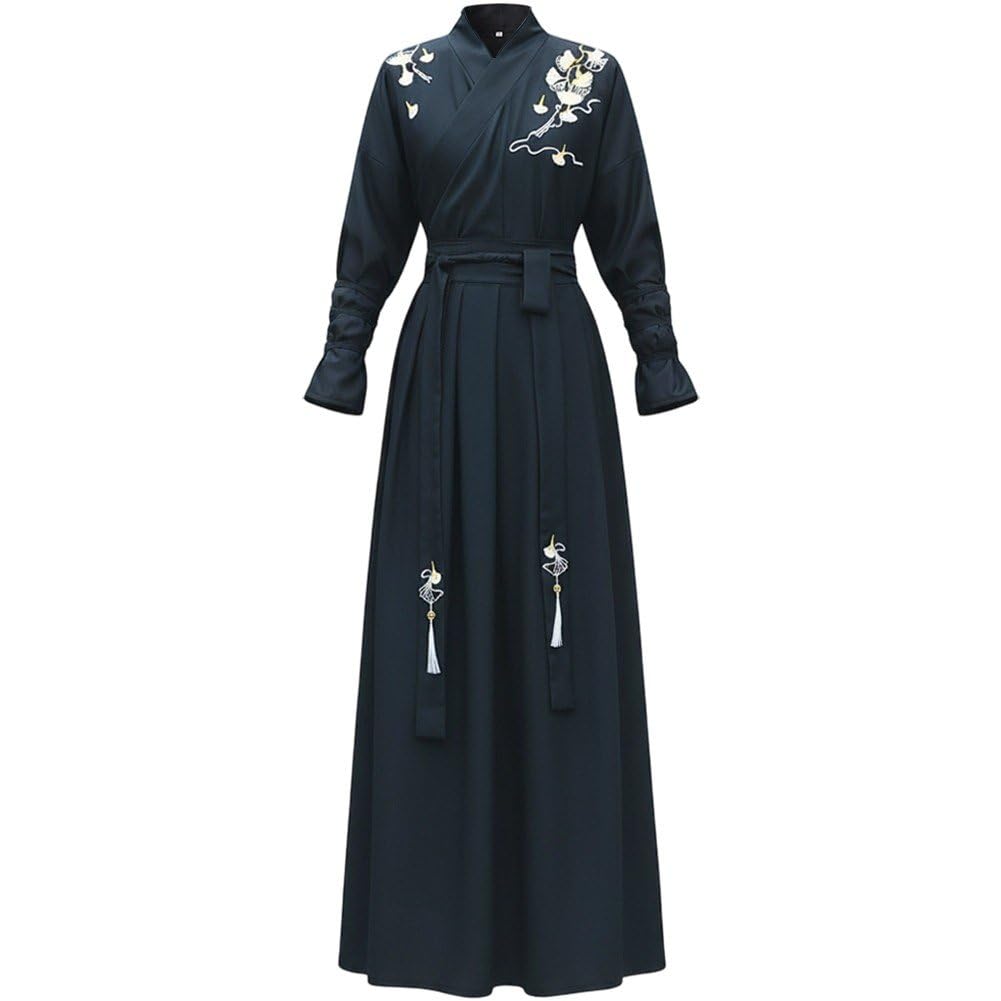 Costume Hanfu Chinois Déguisement Arts Martiaux et Tenue Cosplay Rétro Homme Femme