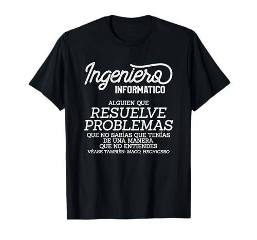 Regalo de ingeniería para un ingeniero informático Camiseta de manga larga para hombres en negro, talla S