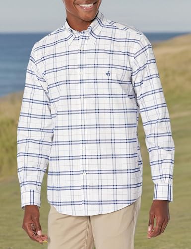 Image of Brooks Brothers Men's Non-Iron Long Sleeve Button Down Sport Shirt