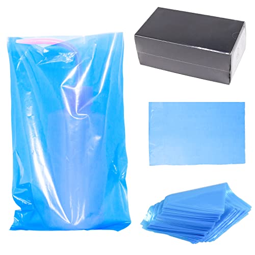 300pcs Tattoo Wash Bottle Bags,Thicken Disposable Squeeze Bottle Bags,for Tattoo Bottles Tattoo Supplies Tattoo Kits (Blue)