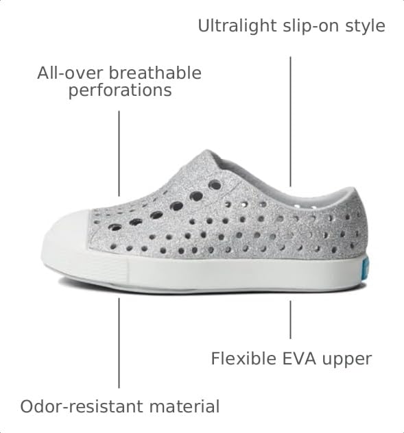 Image of Native Shoes Unisex-Kids Jefferson Bling Sneakers