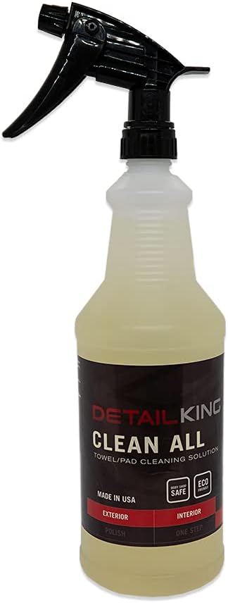 Clean ALL Towel & Buffing Pad Cleaner - Detailing Pad, Applicator & Microfiber Towel Detergent Soap - (Quart)