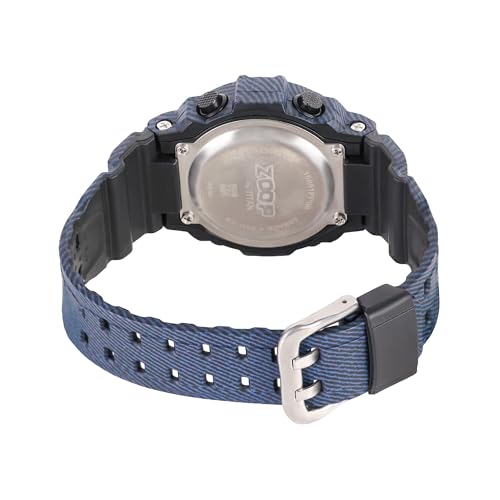 Image of Zoop Digital Watch with Digital Dial & Striped Blue Strap for Boys Kids, from House of Titan - 16051PP06
