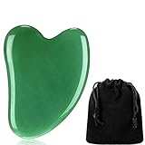Langlebiges Material: Dieses Gua Sha Massagegerät besteht aus Jadematerial und enthält verschiedene Spurenelemente wie Selen, Zink, Nickel, Kobalt, Mangan und Magnesium. Bei normalem Gebrauch nicht leicht zu knacken oder zu brechen