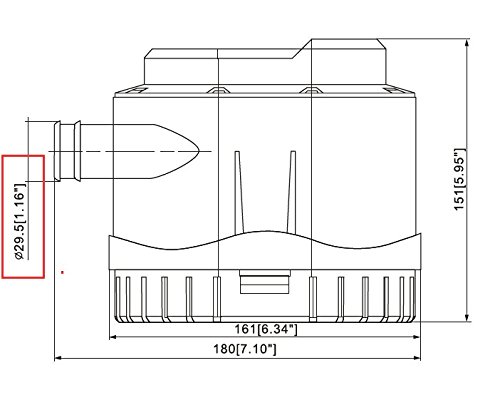 image for Amarine Made Automatic Submersible Boat Bilge Water Pump 12v 2000gph A