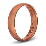 Enso Rings Thin Elements Silicone Ring Precious Metal Infused Silicone Rings. Copper. Size 7
