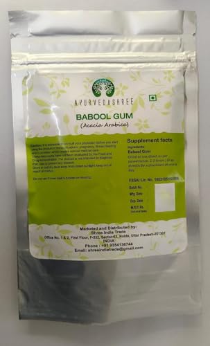 Babul-Babool Gum Acacia Arabica-Indian Herbs Gum-Organic Babul Gum Herbal 100 Gm