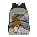 Beauty Collector Komodo Dragon Bookbag for School Backpack Animal Kids Travel Daypack Rucksack