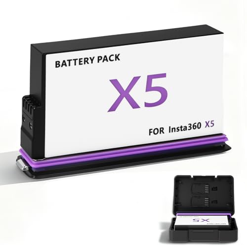 OFFCUP für Insta360 X5 Akku 2800mAh Hochleistungs Lithium-Akku Kompatibel mit Insta360 X5 Kamera Zubehör für Ersatzakku Reise Ersatzakku
