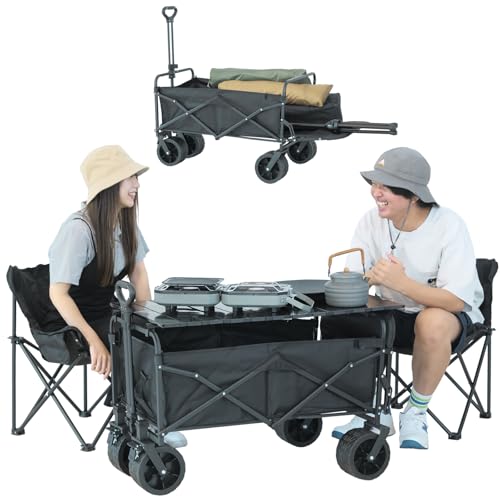 キャリーワゴン テーブル 長い荷物もOK 大容量150L【天板テーブル付属】EC101