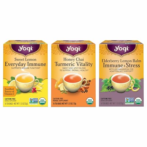 Yogi Tea Immune Support Tea Variety Pack - 16 Bags