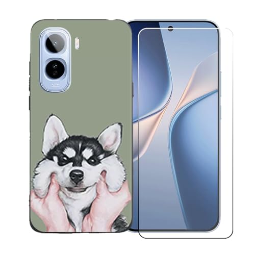 BMPNLSZ �K�p Vivo T5 Pro 5G+HD�����K���X�ɓK�����ėpTPU�ی�J�o�[�A�V���J�Q���V�F���o���p�[�ی�o�b�N�V�F��-�K�p Vivo T5 Pro 5G�ɓK����9�d�x�X�N���b�`�h�~�X�N���[���ی�J�o�[ LLM8