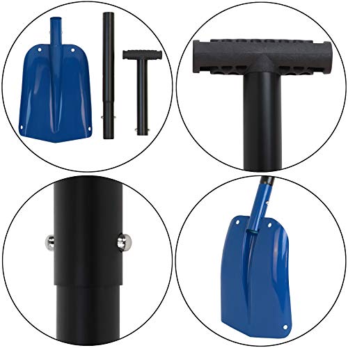 ALPIDEX Sonda da Valanga Alluminio con Pala da