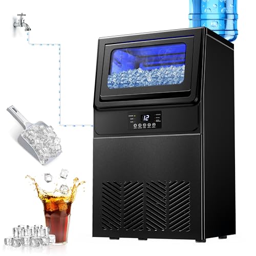 High-Efficiency Commercial Ice Maker with 100 lbs Daily