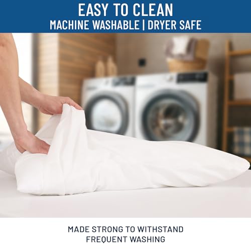 Everlasting Comfort FBA_COMINHKG119803 Waterproof Pillow Protector Queen (2-Pack) - Zippered, Hypoallergenic, Dust Mite & Bed Bug Proof thumb #3