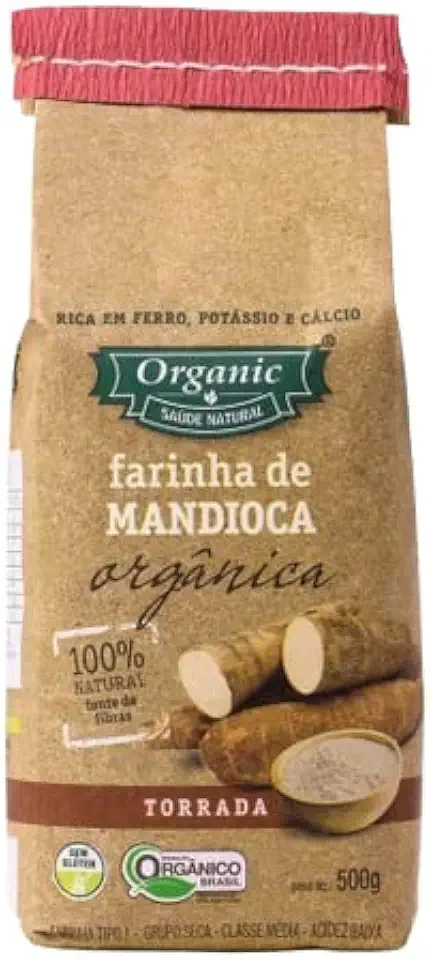 Farinha de Mandioca Torrada Orgânica Organic 500g
