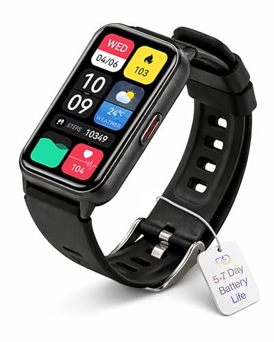 LUNO Active X1 Smart Watch – AMOLED Fitness Tracker | Heart