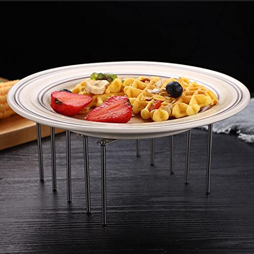 2 Pcs Pot Lid Organizer, Stainless Steel Adjustable Pot Lid Holder, Kitchen Cabinet Pantry Pan And Cutting Board Organizer,Plate Organizer,Bakeware Organizer (2 Pcs) #TOP3