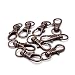 BRCbeads Lobster Clasp Antiqued Copper Plated Jewelry Lobster Claw Swivel Clasps 32mm Key Ring for Jewelry Making