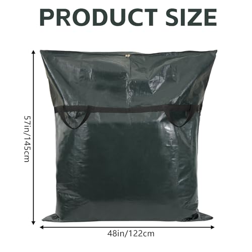 YEXEXINM Pool Safety Cover Stowaway Bag with 4 Carry Handles 48x57 Inch Waterproof Heavy-Duty Pool Cover Storage Bag Pool Cover Stowaway Bags for Winter Pool Covers & Safety Covers Packing by YEXEXINM - Image 2