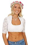 Hersteller: Krüger Dirndl Krüger Collection Damen Dirndlbluse Ariane 26140 - Ecru Gr. 38
