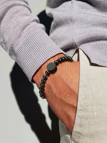 PROSTEEL Allah Bracelet, Muslim Islamic Jewelry Religious Islam Arabic God Charm Stainless Steel Beads Chain Bracelet, fits wrist from 5.9'' to 7.9'', Come with Box3