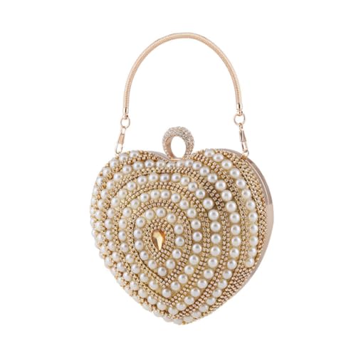 Mariage et Banquet Paquet du Soir Doré Ipetboom Pochette Chic Strass