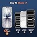 UNBREAKcable for iPhone 17 Screen Protector, 3-Pack Full Coverage Tempered Glass Screen [Military Grade Shatterproof] [9H Hardness] [Bubble Free] [Easy Installation] [99.99% HD Clear] for iPhone 17