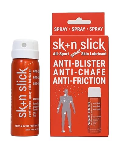 SKIN SLICK - Spray Antisfregamento Cosce e Piedi per gli Atleti, Spray Anti-Sfregamento per...