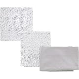 cuna para bebe carrefour Máxima suavidad Sabana Cuna 3 Pcs (Cuna 60) 100x165 cm Be Moon Verde