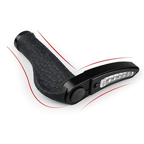 Fahrradgriff Aus Gummi – 125 Mm Lang, Für 2,2 Cm Lenker, Rund, Schwarz, Stoßdämpfend